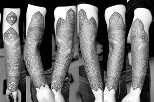 3 pillars tattoo idea