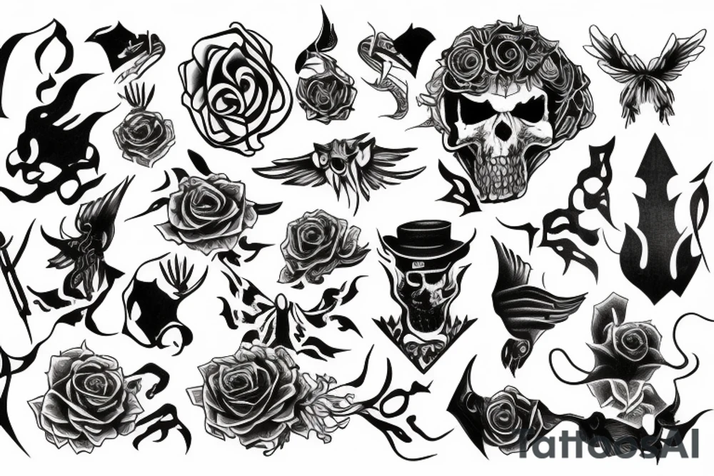 3 shadows tattoo idea