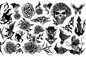 3 shadows tattoo idea