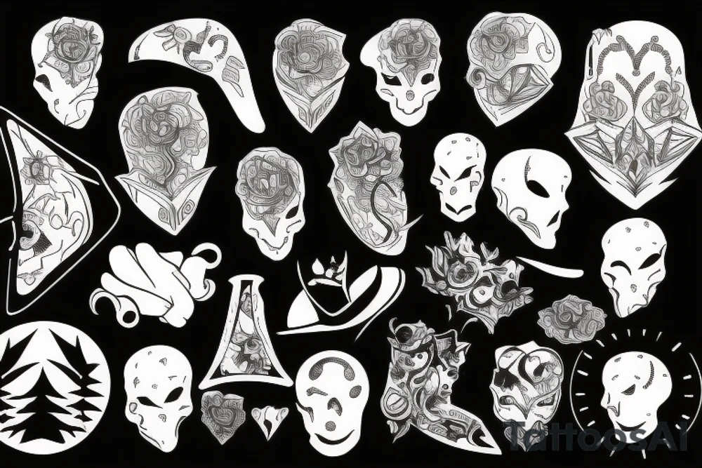 3 shadows tattoo idea