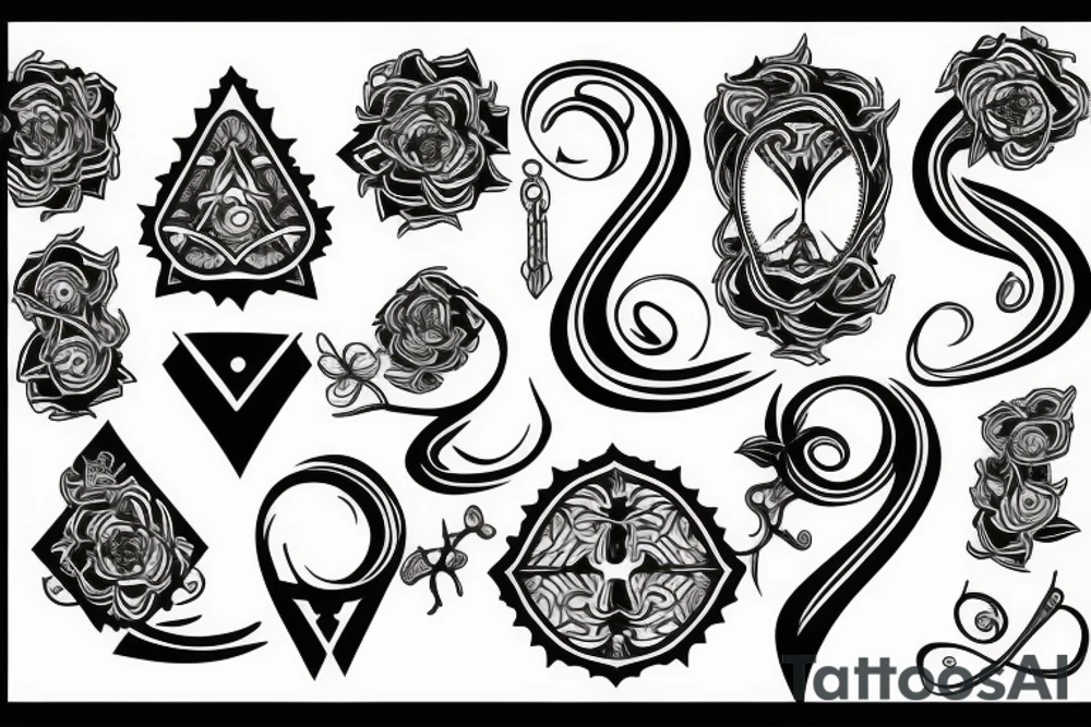 3 ties tattoo idea