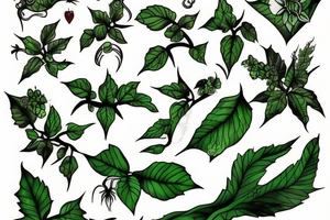 Poison ivy tattoo idea