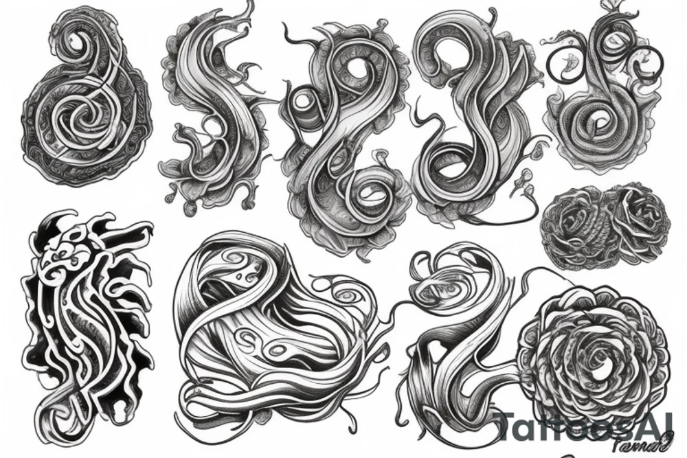 tendril tattoo idea