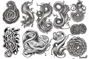 tendril tattoo idea