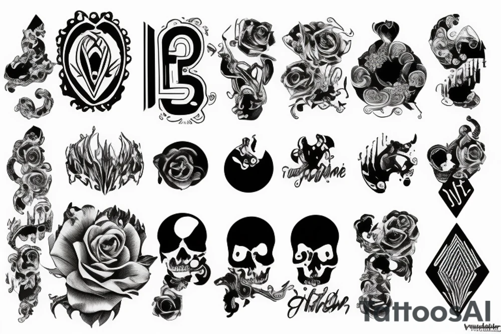 Number three tattoo idea