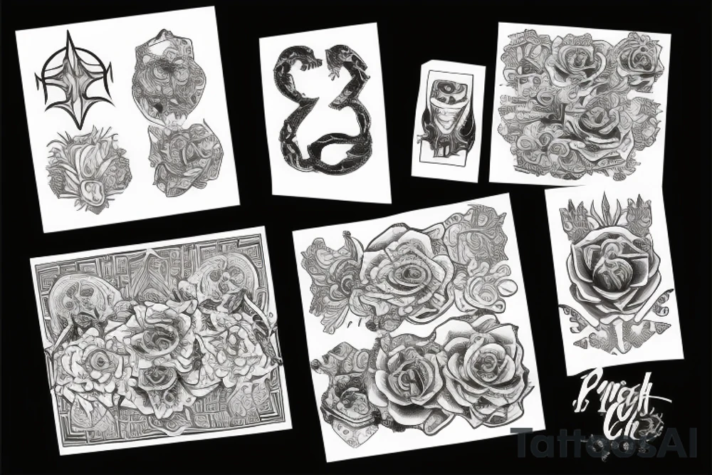 digit three tattoo idea