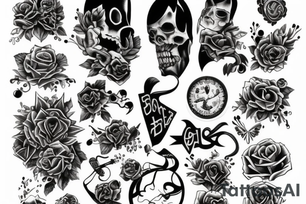 digit three tattoo idea