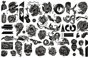 Roman number three tattoo idea