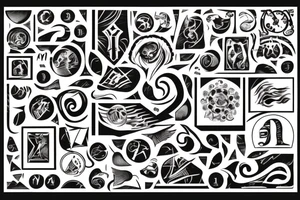 Roman number three tattoo idea