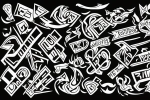 bold bars burning tattoo idea