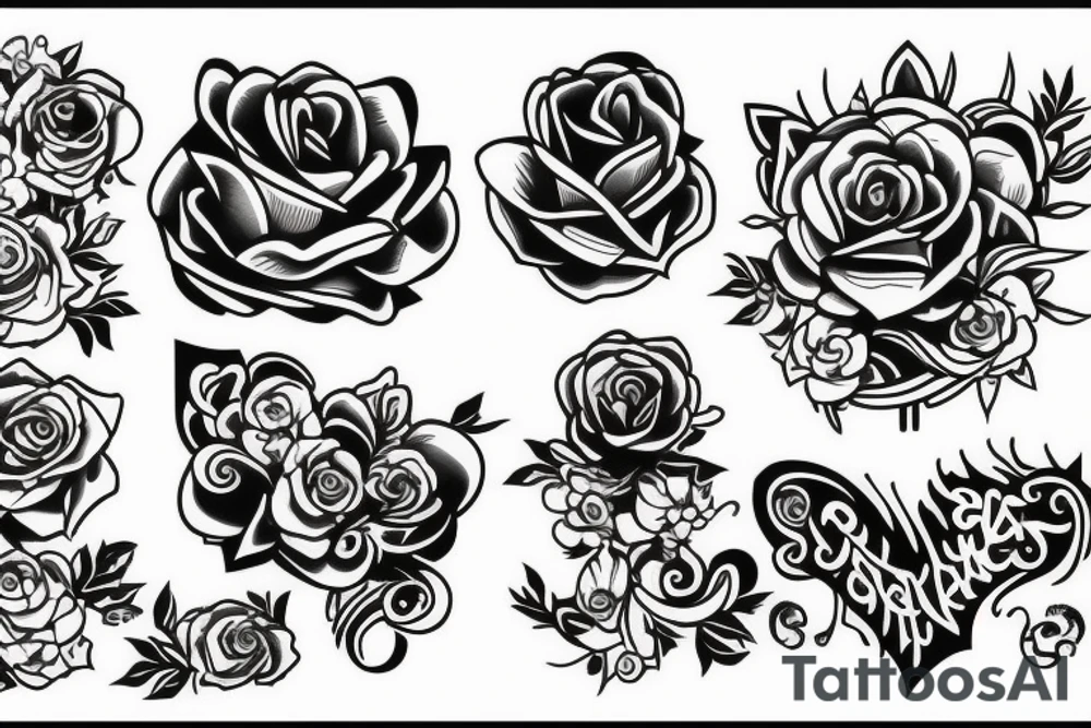 Nice sentence tattoo idea