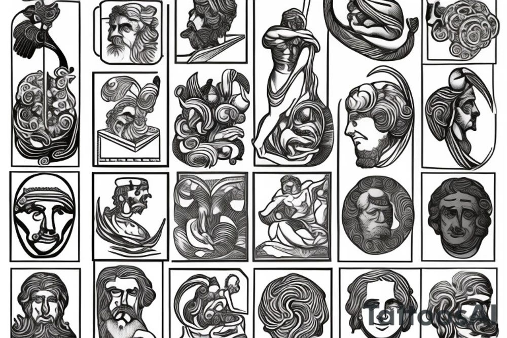 A greek philosopher tattoo idea