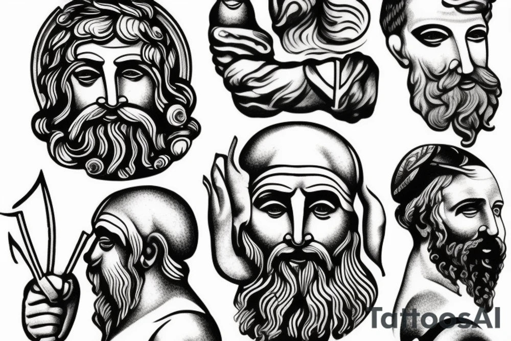A greek philosopher tattoo idea