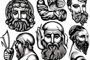 A greek philosopher tattoo idea