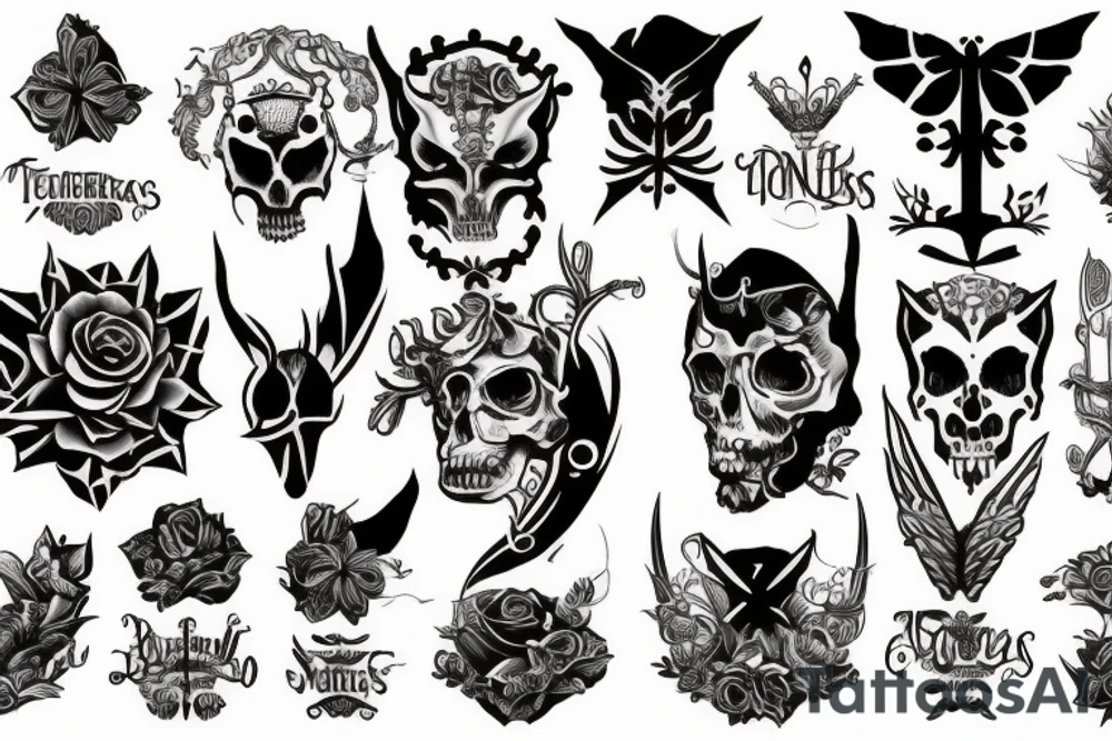 The word « Tenebras » tattoo idea