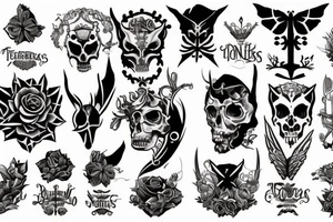 The word « Tenebras » tattoo idea