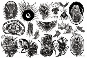 Psalm 23 tattoo idea