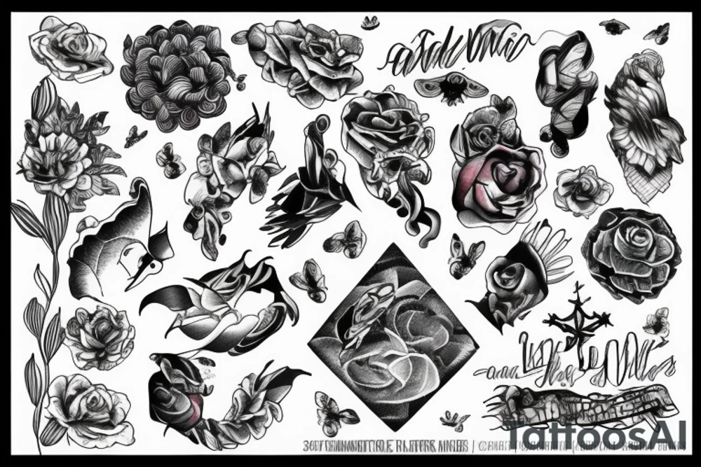 Lead me beside still water tattoo idea
