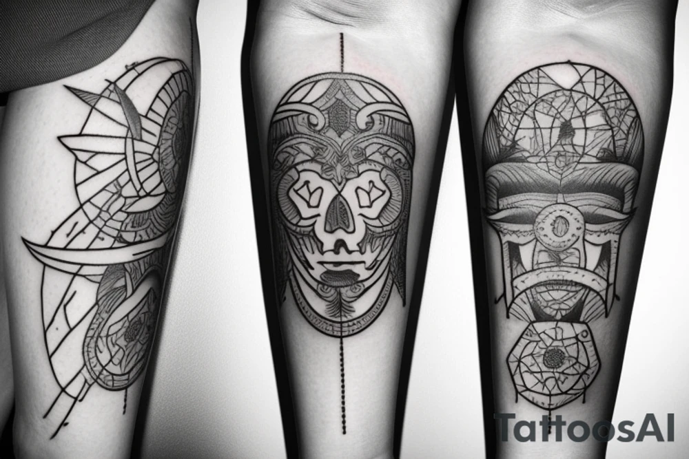 A simple tattoo that represents human civilization tattoo idea A simple tattoo that represents human civilization tattoo idea