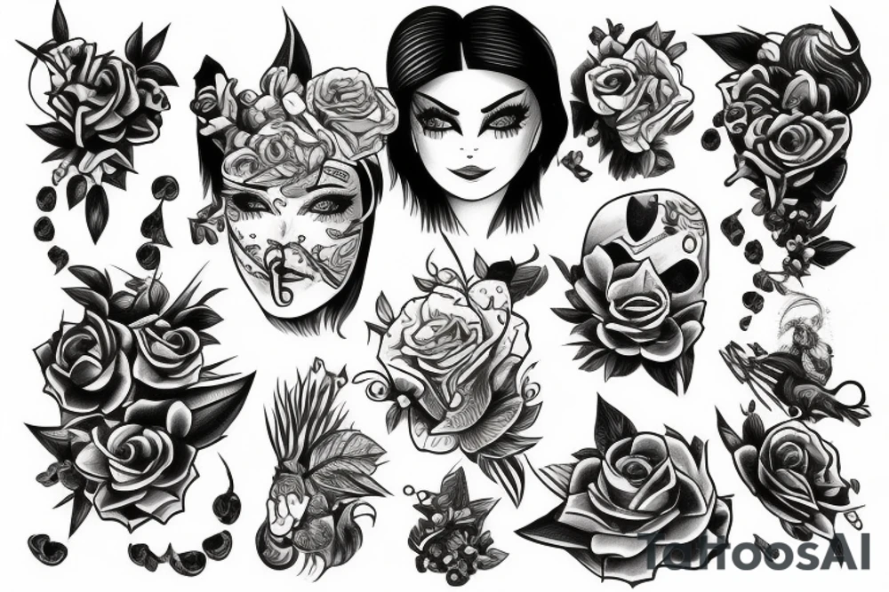 Human tattoo idea