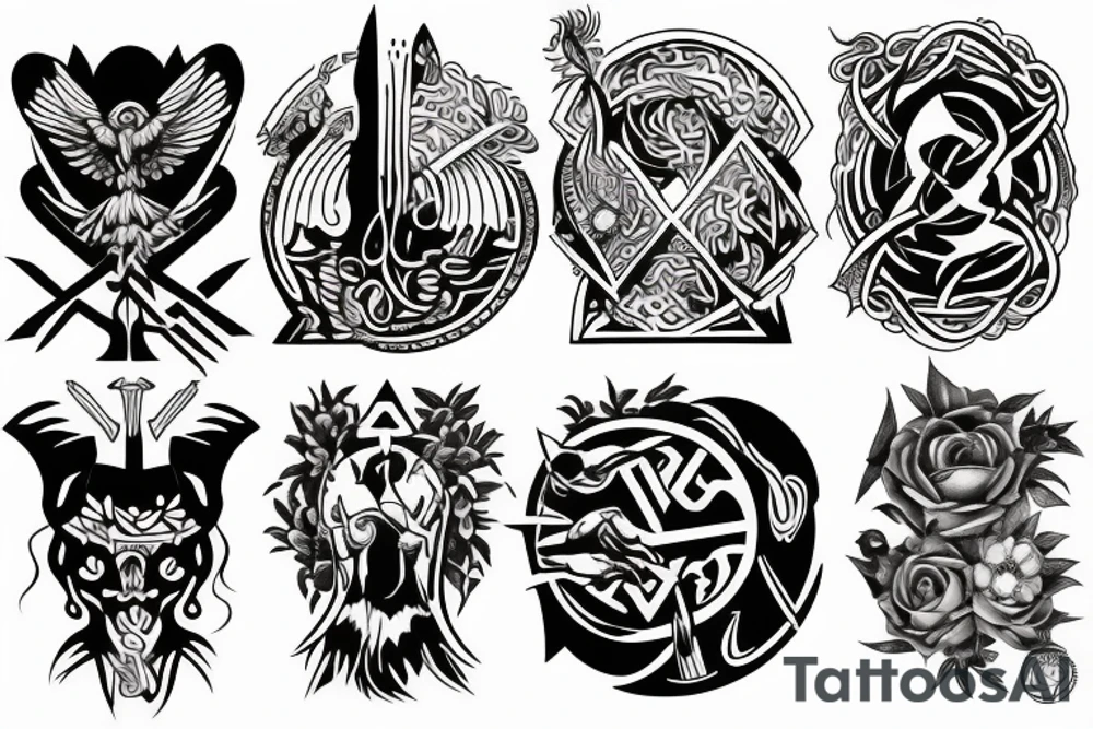 Pagan symbolism tattoo idea