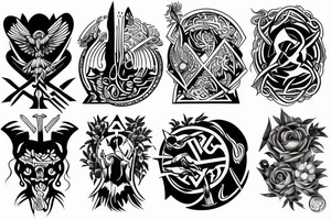 Pagan symbolism tattoo idea