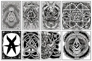 Neo-pagan symbolism tattoo idea