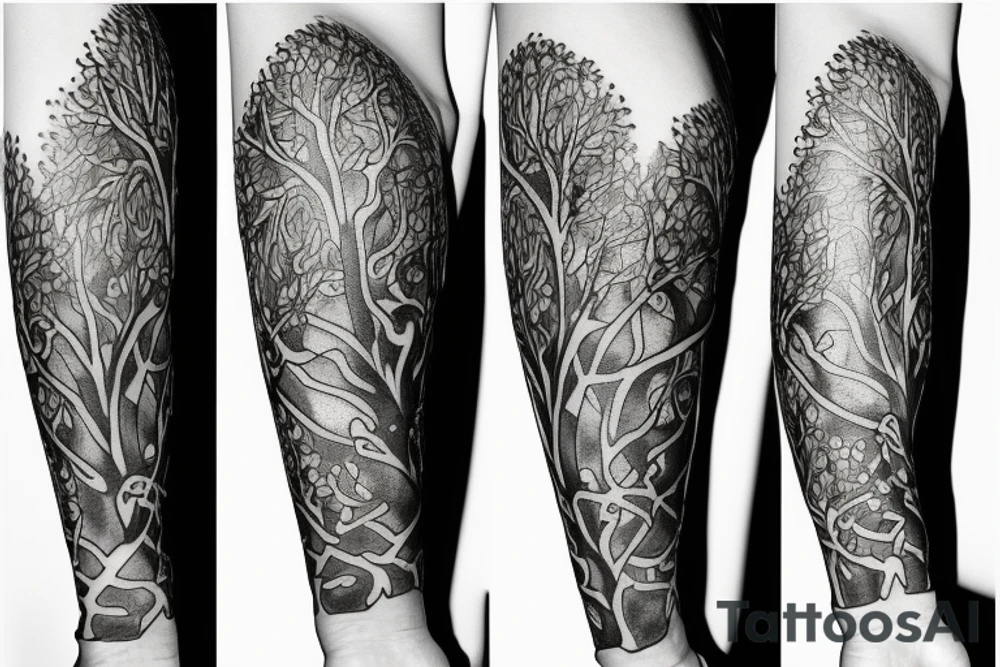 tree of life tattoo idea