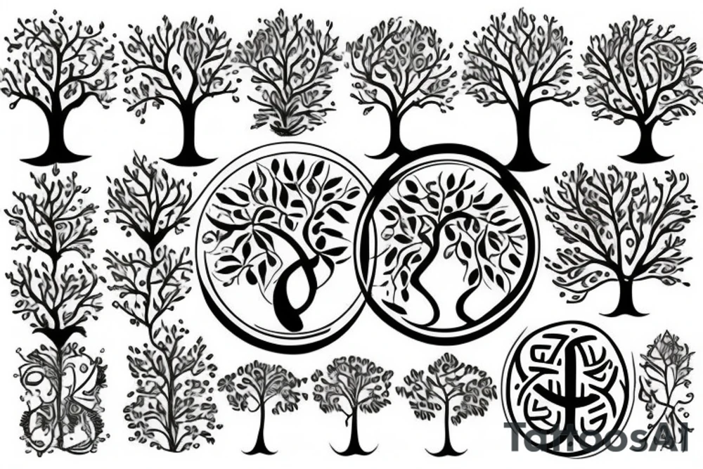 tree of life tattoo idea