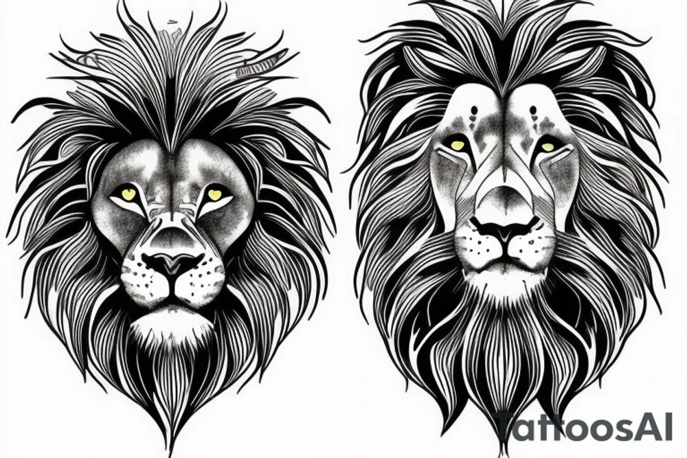 lion tattoo idea