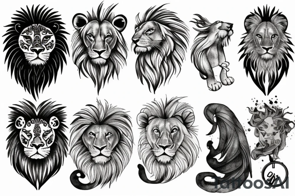 lion tattoo idea
