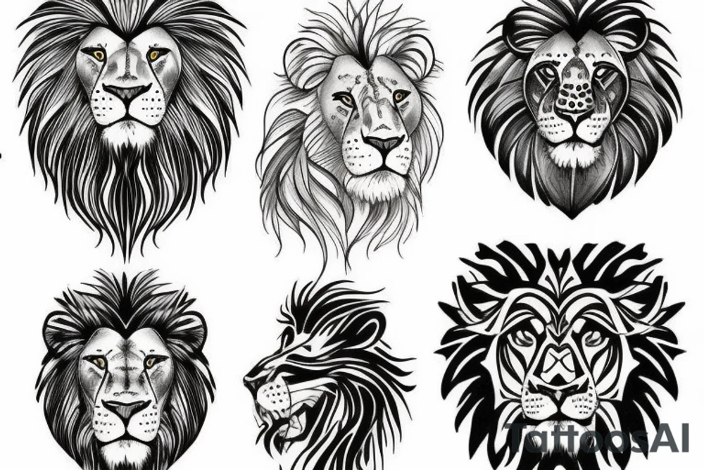 lion tattoo idea