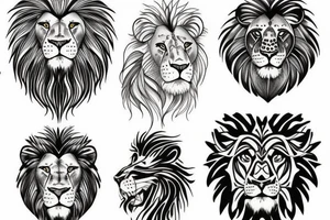 lion tattoo idea