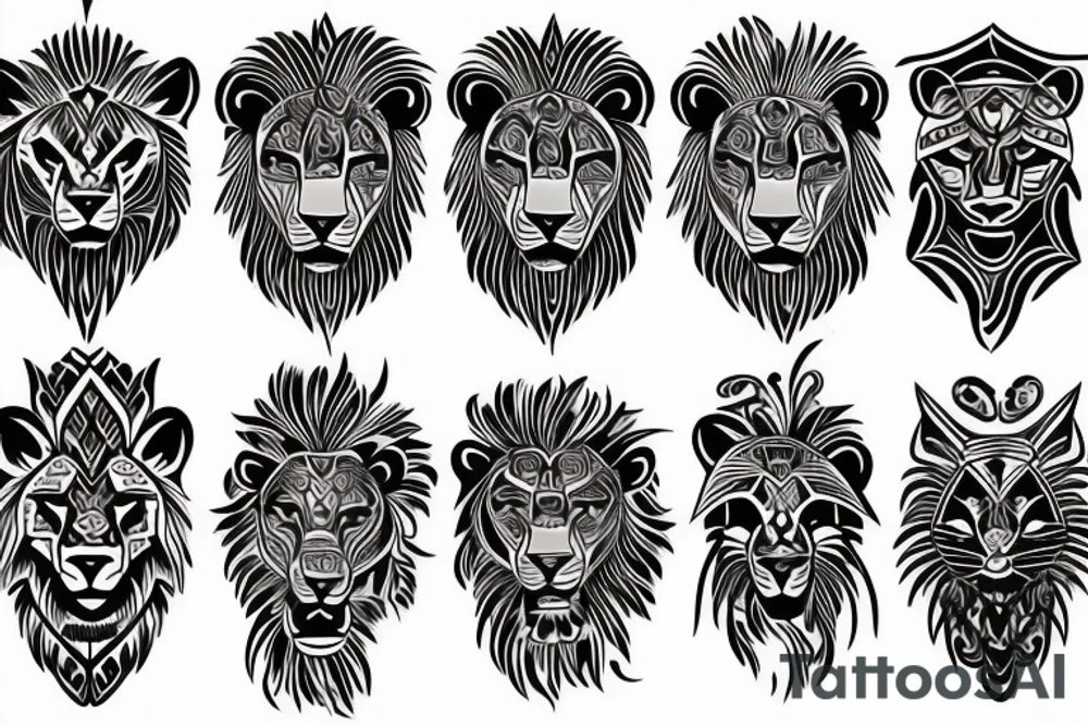 lion tattoo idea