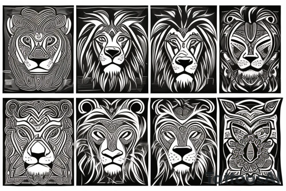 lion tattoo idea