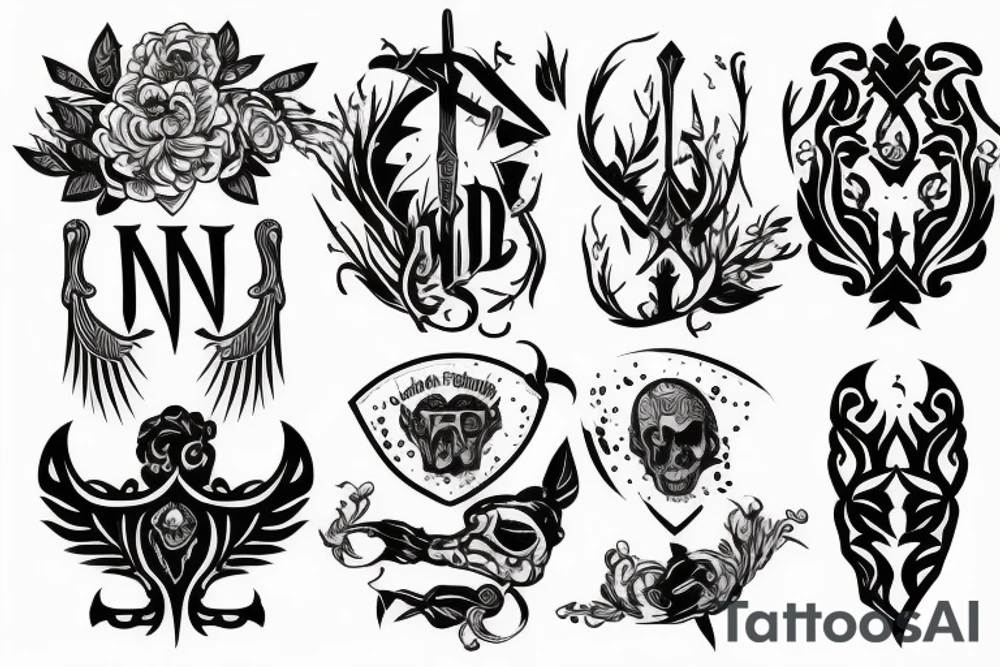 knife tattoo idea