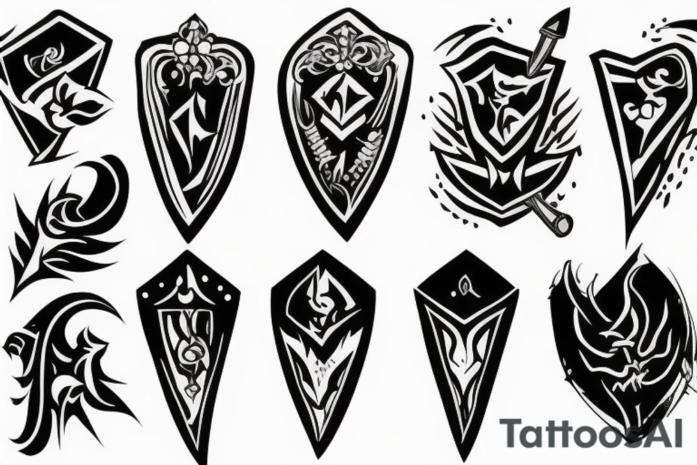 knife tattoo idea