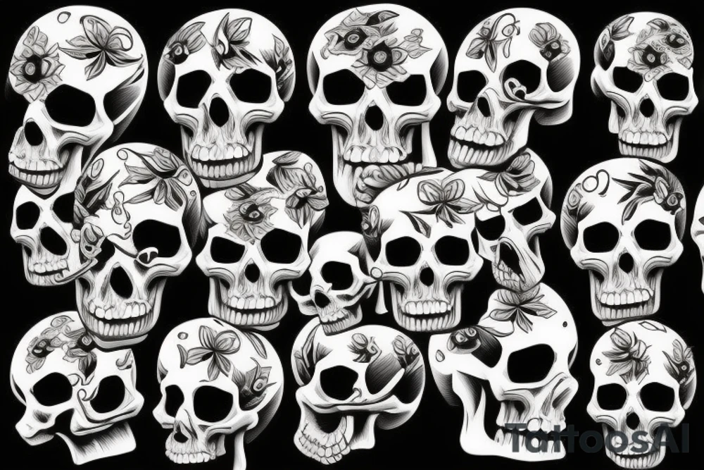 skull tattoo idea