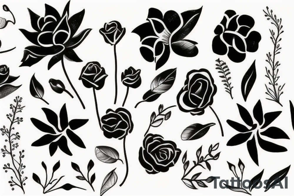 flower tattoo idea