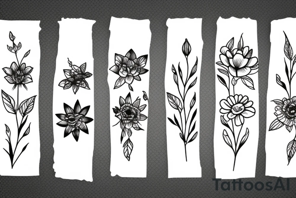 flower tattoo idea
