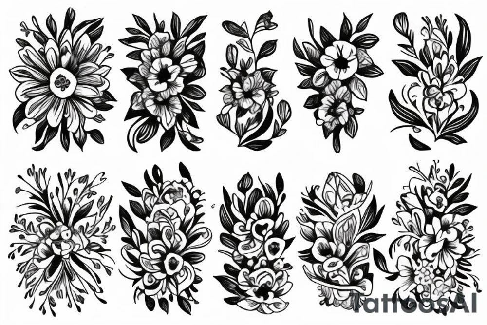 flower tattoo idea