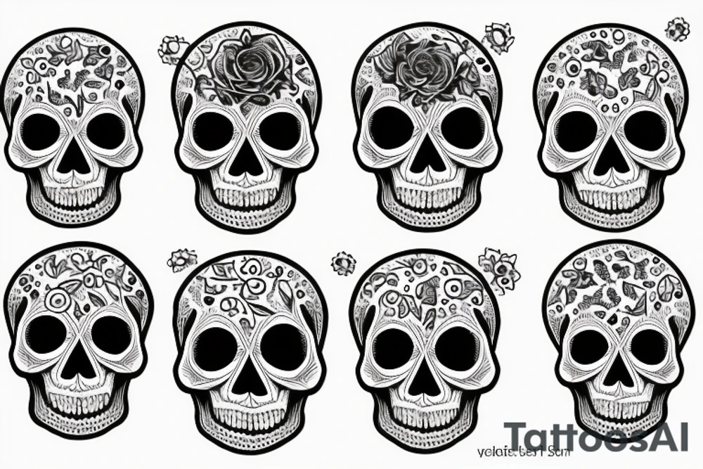 skull tattoo idea