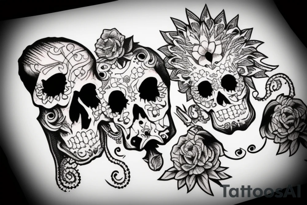 skull tattoo idea