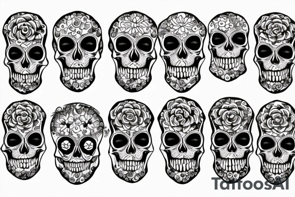 skull tattoo idea