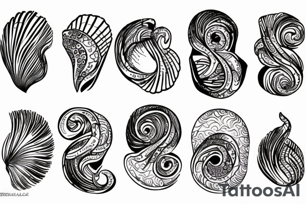shell tattoo idea