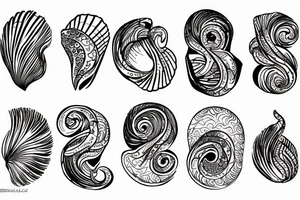 shell tattoo idea