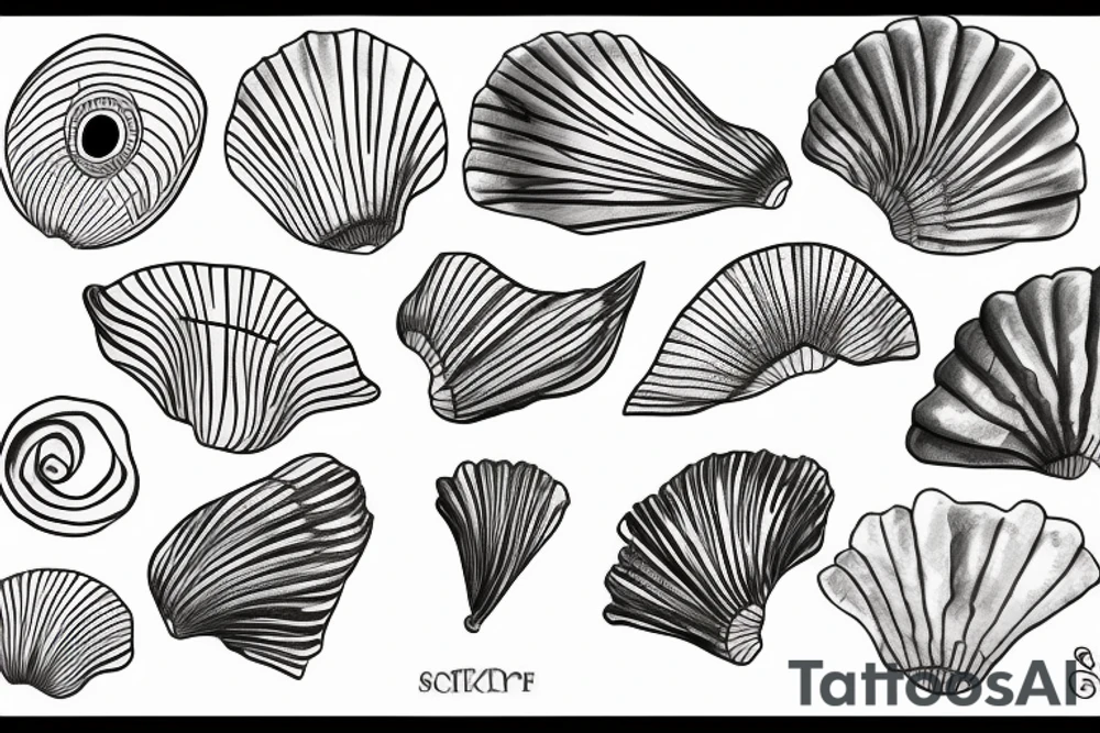shell tattoo idea