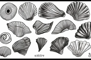 shell tattoo idea