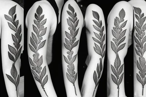 laurel leaf wreath tattoo idea