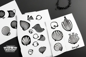 shell tattoo idea